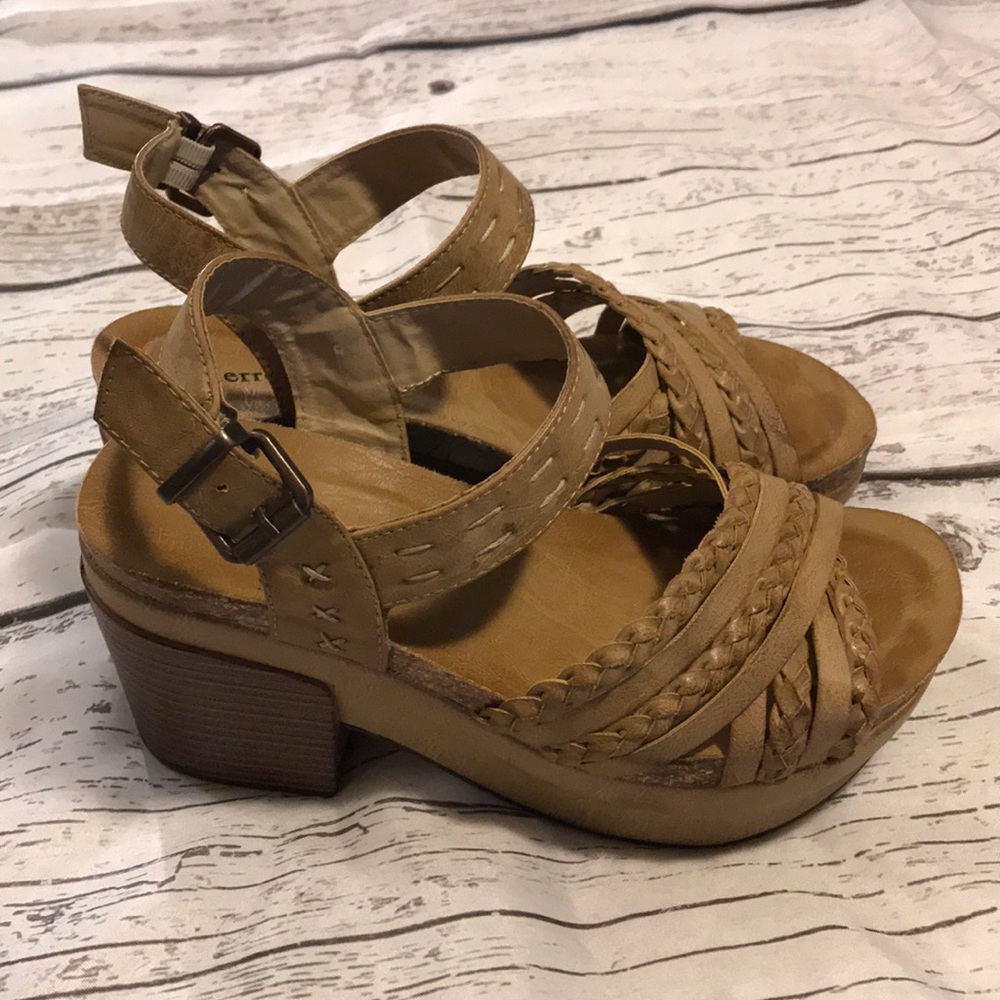 Pierre Dumas Leather Heeled Sandals